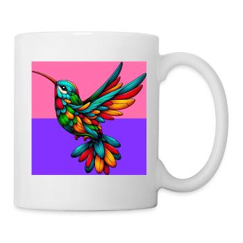 Kolibri - Tasse - Weiß - Rechts