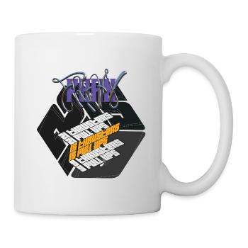 Graphisme de la version sombre du Fran Hero WOD Cross Training - Mug blanc - blanc - Droite