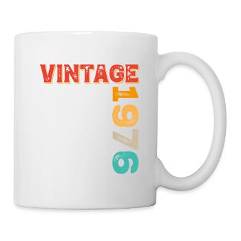 Vintage 1976 - Tasse - Weiß - Rechts