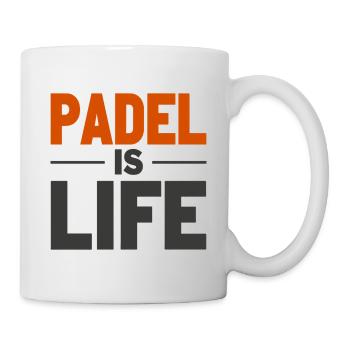 Padel is Life Statement for Padel Players - Mug - white - Right
