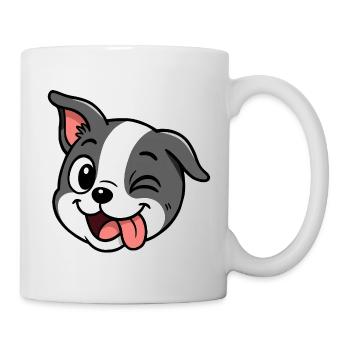 Boston - Espiègle - Mug blanc - blanc - Droite
