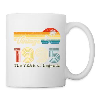 Millésime 1995 - Mug blanc - blanc - Droite