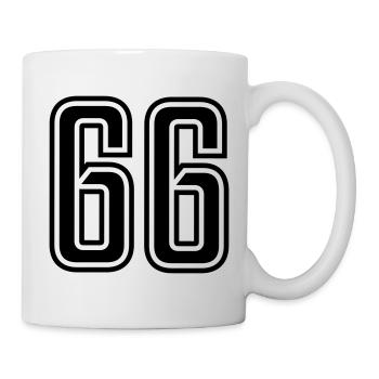 66 - Tasse - Weiß - Rechts