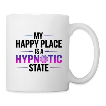 Hypnotiseur Mein Glücksort ist ein Hypnotischer Zustandsprofi - Tasse - Weiß - Rechts