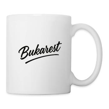 Bucharest Script Vintage Logo - Mug - white - Right