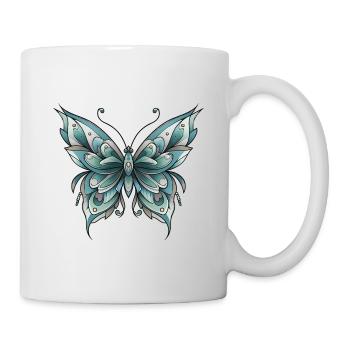 Neo Traditional Butterfly - Mug - white - Right