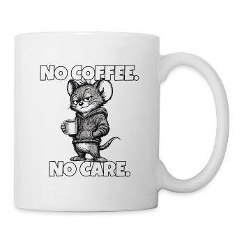 No Coffee. No Care. – Mouse (sarcasm) - Mug - white - Right