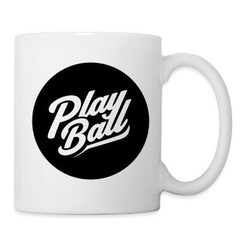 Play Ball Vintage Script - Mug - white - Right