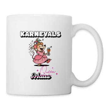Karnevals Maus Queen Fasching Kostüm - Tasse - Weiß - Rechts