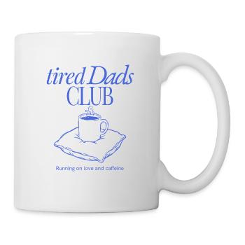 Café du Club des Papas Fatigués - Mug blanc - blanc - Droite