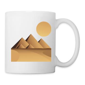 Horizon de la pyramide dorée | Édition Collector - Mug blanc - blanc - Droite