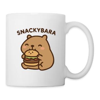 Snackybara - Capybara avec burger - Mug blanc - blanc - Droite