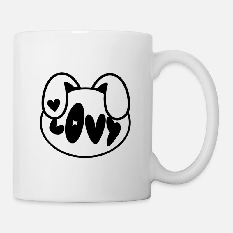 Plush: Lovy (Kopf) - Tasse - Weiß