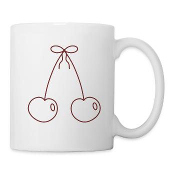 Cherry Bowline Sketch - Mug - white - Right