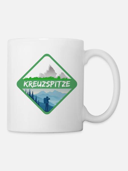 Mountains Kreuzspitze - Tasse - Weiß