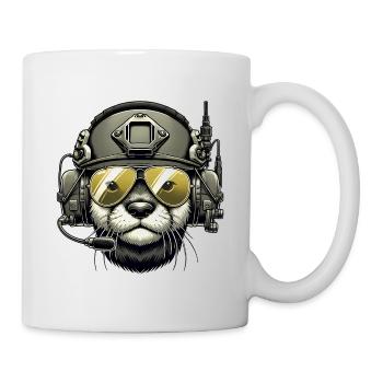 Otter On A Mission - Mug - white - Right