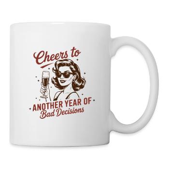 À d’autres mauvaises décisions - Mug blanc - blanc - Droite