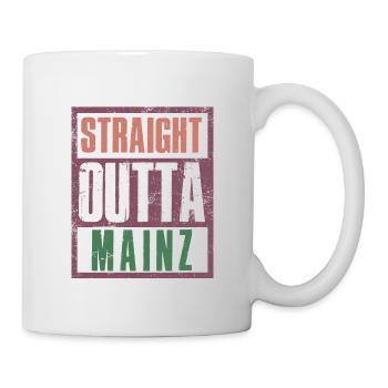 Straight outta Mainz - Tasse - Weiß - Rechts