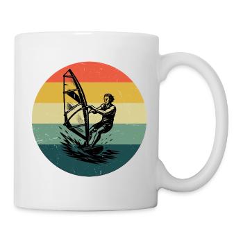 Modern Windsurfing Artwork - Mug - white - Right