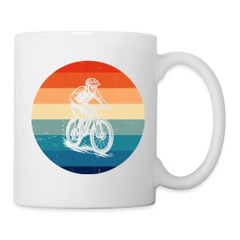 Motif nouveau du VTT pour le VTT - Mug blanc - blanc - Droite