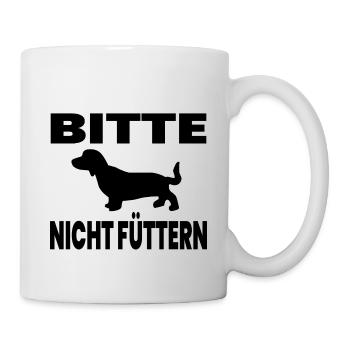Dackel - Tasse - Weiß - Rechts