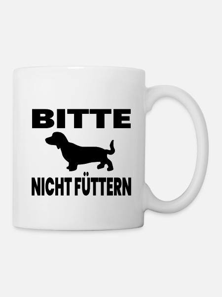 Dackel - Tasse - Weiß
