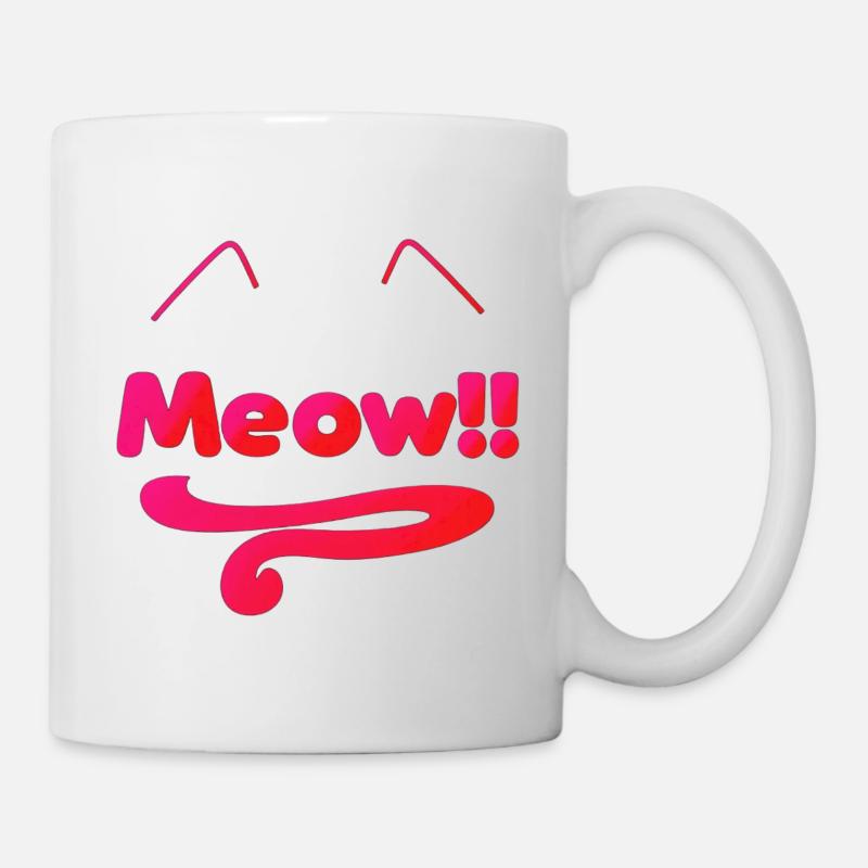 Dictons félins, cadeaux doux - Mug blanc - blanc