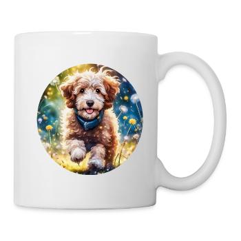 Aussiedoodle au soleil - Mug blanc - blanc - Droite