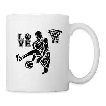 Love Basketball  - Mug blanc - blanc - Droite