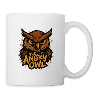 The angry owl - Mug - white - Right