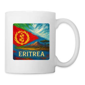 Eritrea Reise Design - Tasse - Weiß - Rechts