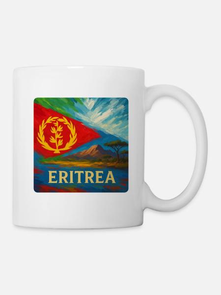 Eritrea Reise Design - Tasse - Weiß