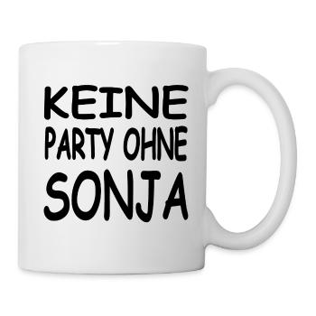 Sonja - Tasse - Weiß - Rechts