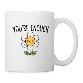 You're Enough – Positive Affirmation - Mug - white - Right