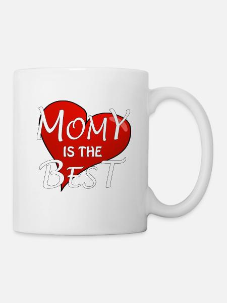 MOMY IS THE BEST - Tasse - Weiß