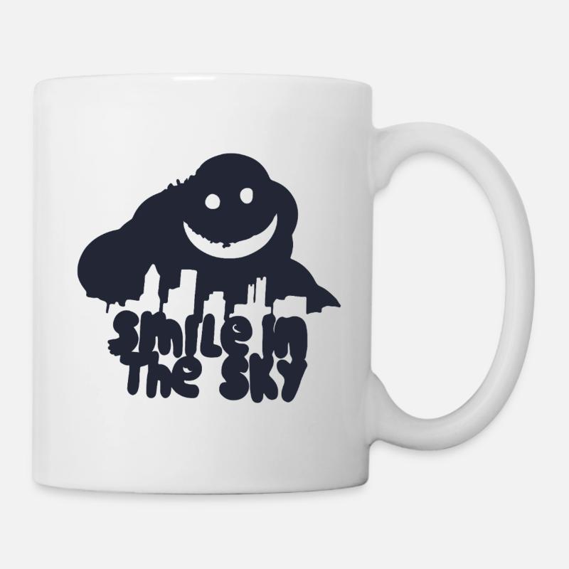 Sourire dans le ciel - Mug blanc - blanc
