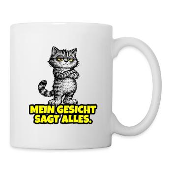 My face says it all. – Chef Cat (Grumpy) - Mug - white - Right