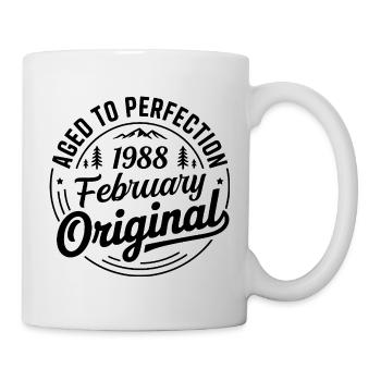 février 1988 – Légende des sommets et montagnes - Mug blanc - blanc - Droite