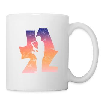 Jazz Saxophonist - Mug - white - Right
