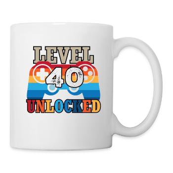 Level 40 Unlocked - Mug - white - Right