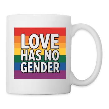 L’amour n’a pas de genre - Pride Tee - Mug blanc - blanc - Droite