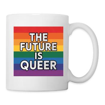 The Future is Queer - Pride Tee - Mug - white - Right