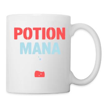 Potion Mana Text Gaming - Tasse - Weiß - Rechts