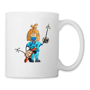 Ugo - la super télécommande / - Mug blanc - blanc - Droite