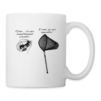 I'M COMPLETELY SHRIMP, AND A LANDING NET! - Mug - white - Right