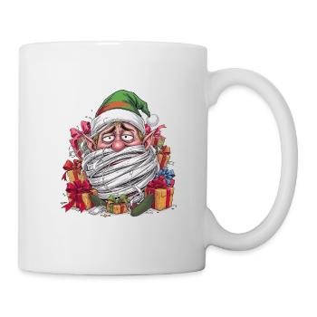 Verknoteter Weihnachtsmann - Tasse - Weiß - Rechts