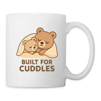 Two Bears to Cuddle – Built for Cuddles - Mug - white - Right