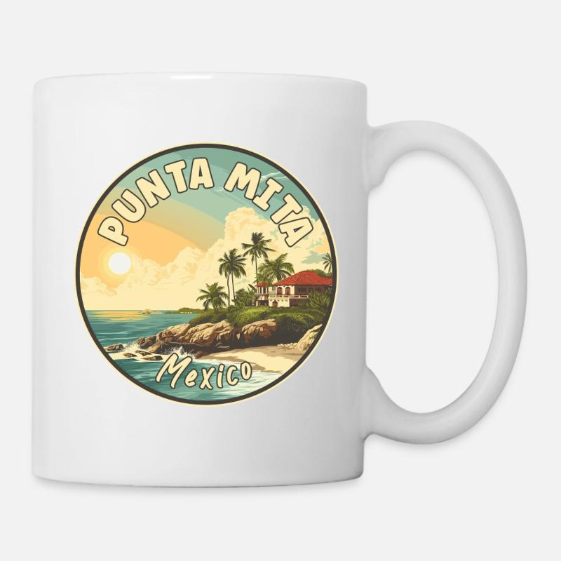Explore Punta Mita in Mexico - Tropical Paradise - Mug - white
