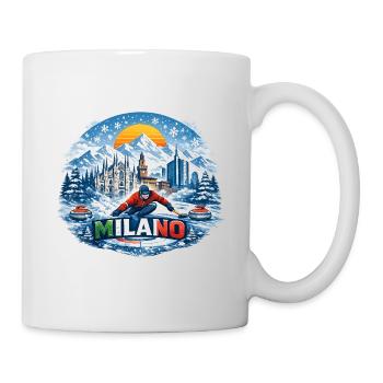 Mailänder Winterabenteuer im Schnee - Tasse - Weiß - Rechts
