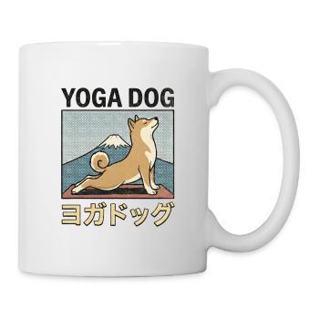Yoga Dog - Tasse - Weiß - Rechts